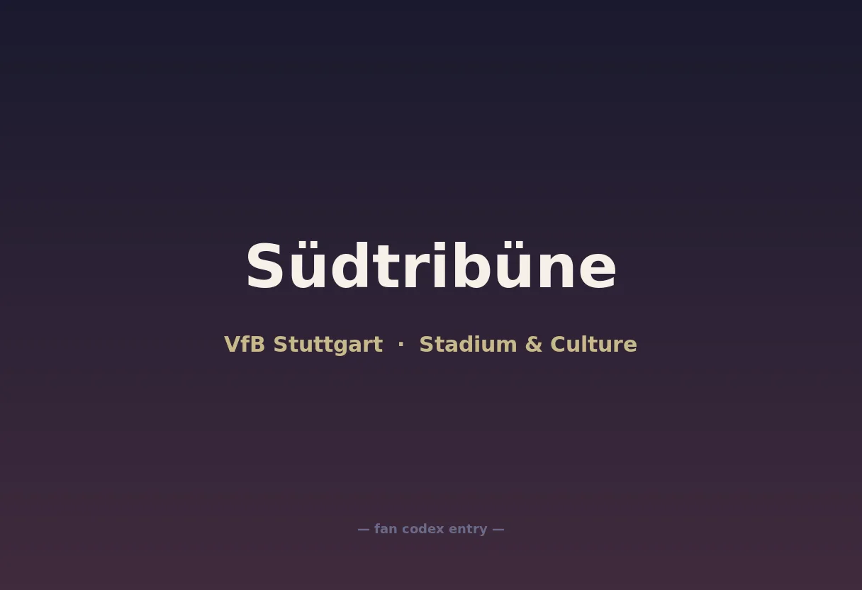 Südtribüne