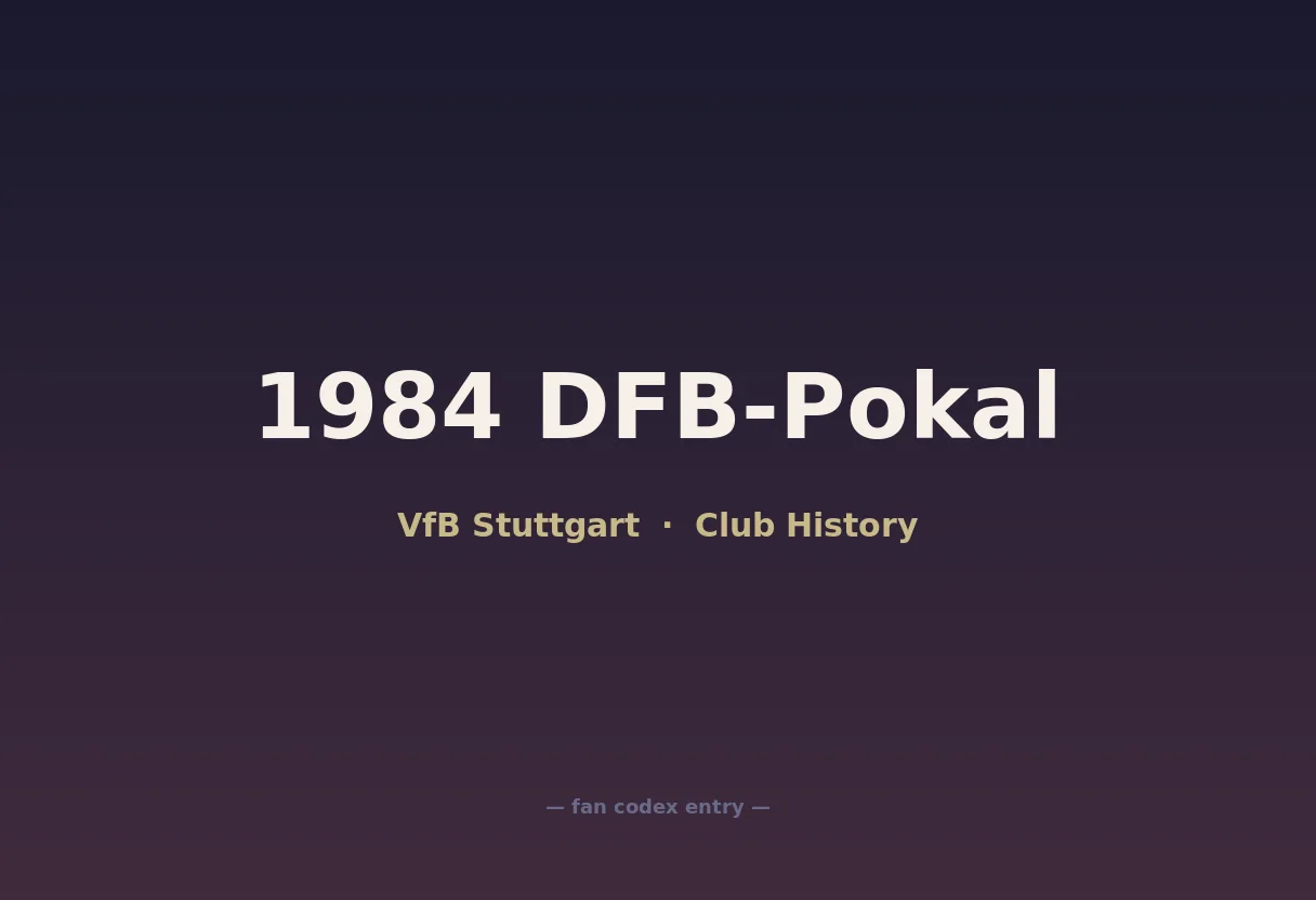 1984 DFB-Pokal